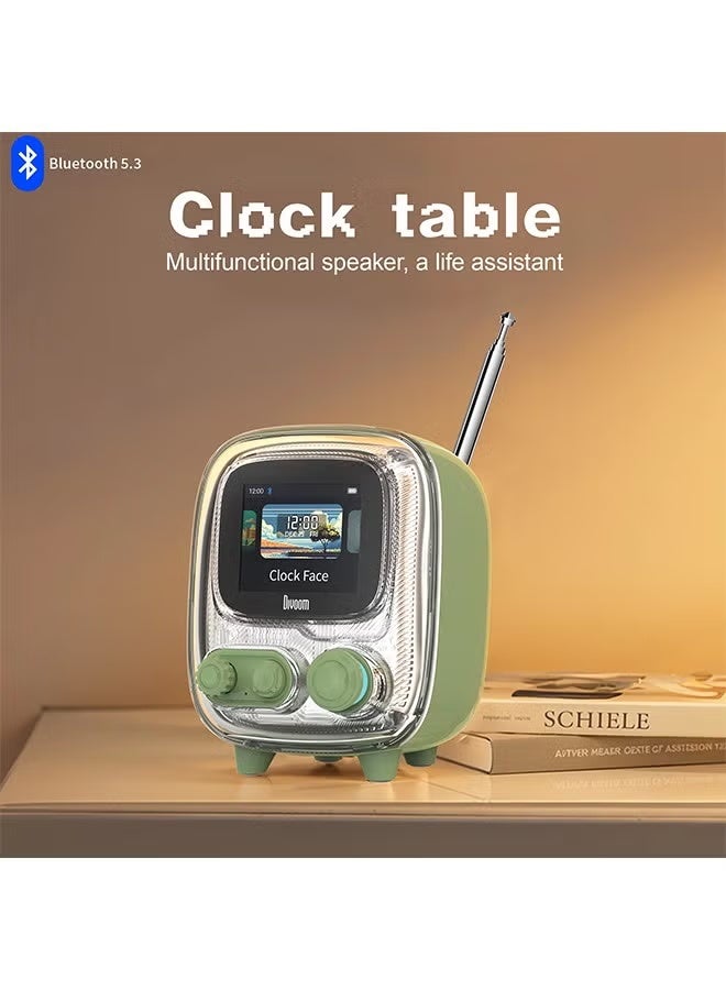 Divoom T-tiivoo-2 Mini Retro White Noise Bluetooth Speaker Portable Vintage Sleep Aid Bluetooth Speaker high quality Subwoofer - Image 5